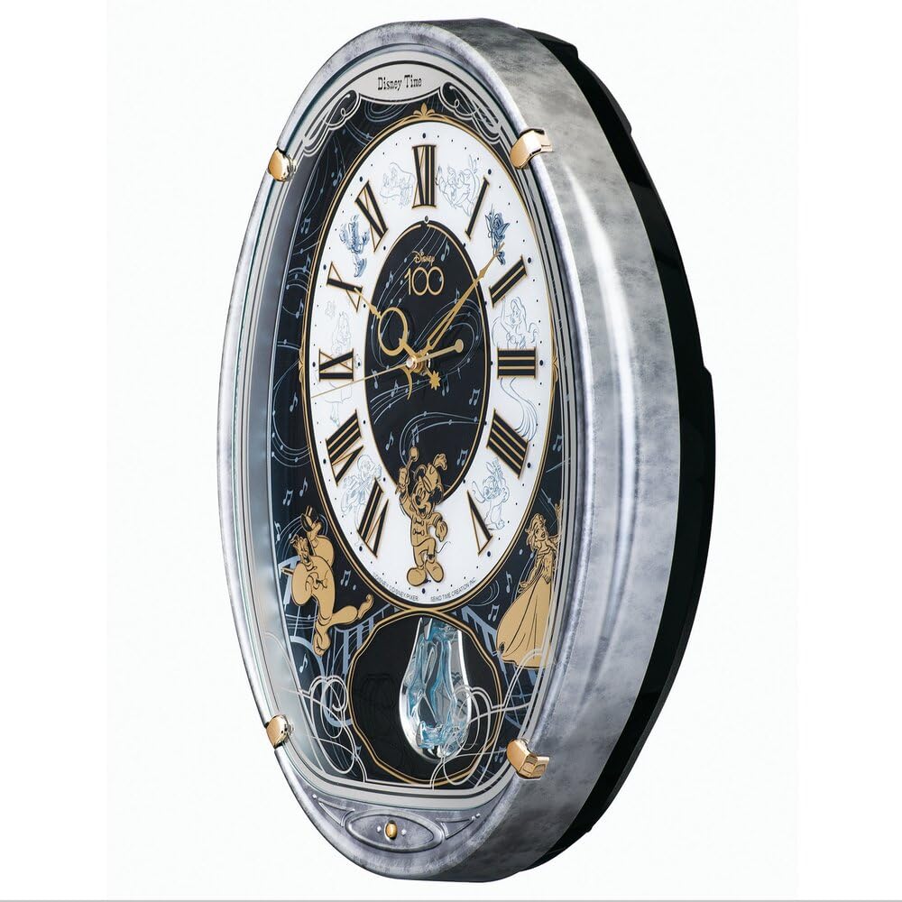 Seiko FW813S Analog Character Wall Clock, Disney Time, Disney